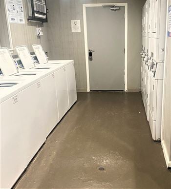 Climate controlled laundry center